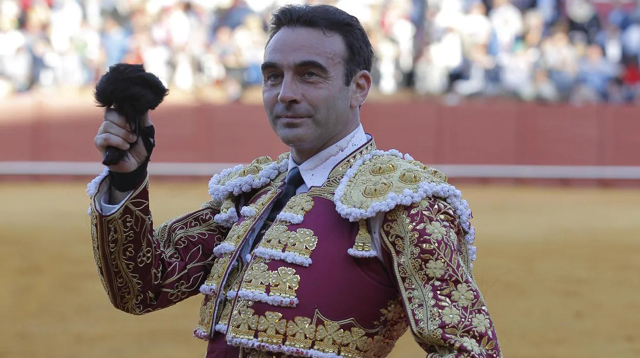 Enrique Ponce, el pasado año en Sevilla