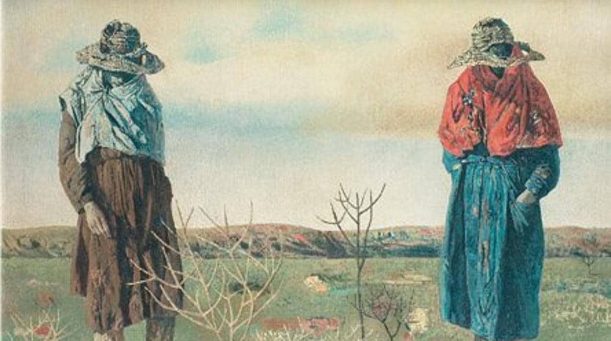 «Mujeres en el campo», composición de José Duarte