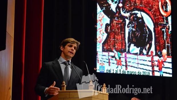 El Juli, pregonero en Ciudad Rodrigo: «A caballo me sentía más torero»