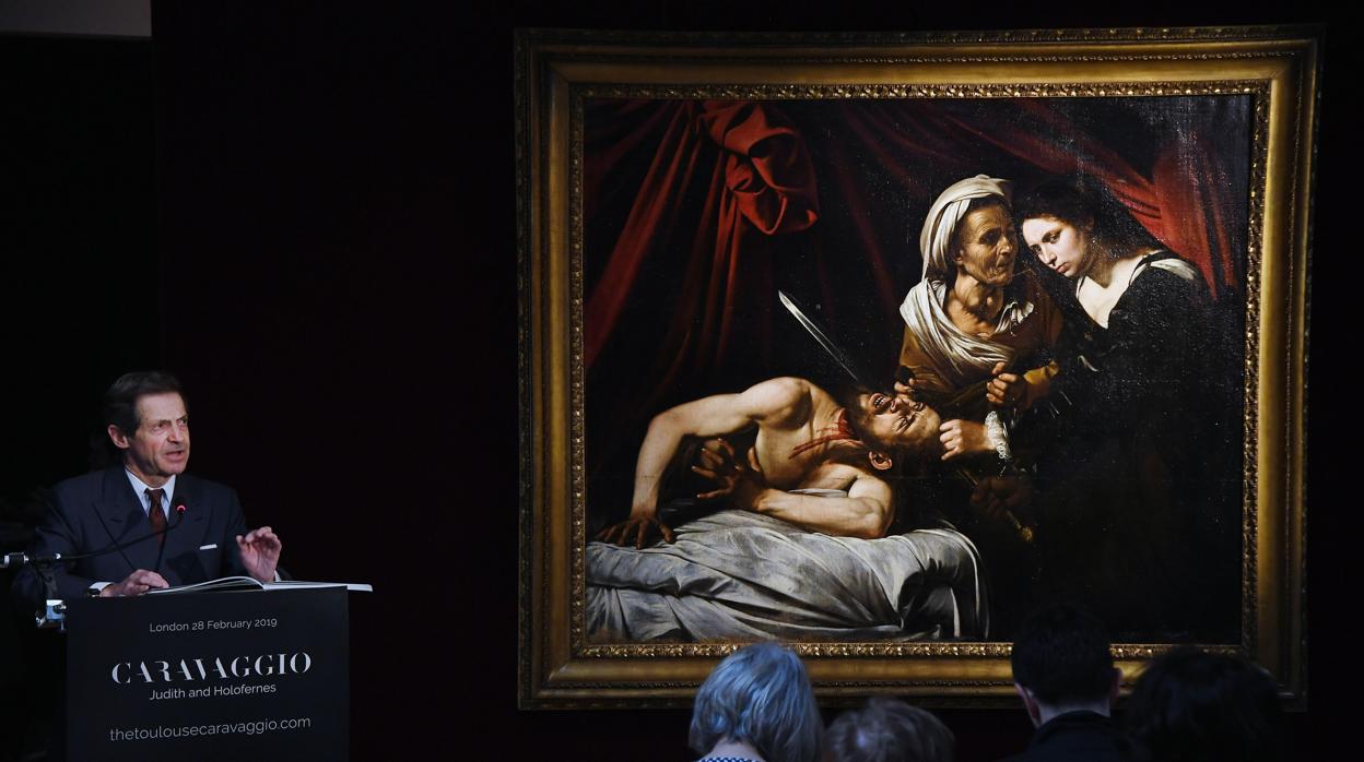 Una imagen de la presentación del «Caravaggio perdido»