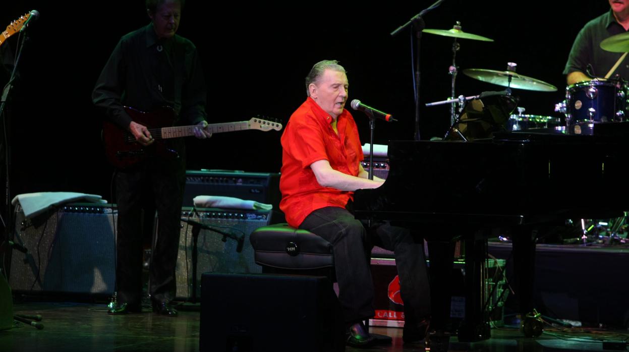 Jerry Lee Lewis, en un concierto en Madrid en 2009