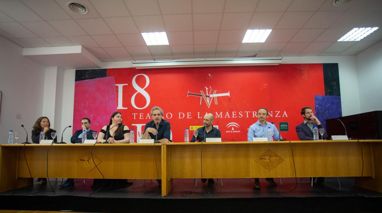 Rueda de prensa de la ópera «Il Trovatore», en el Teatro de la Maestranza