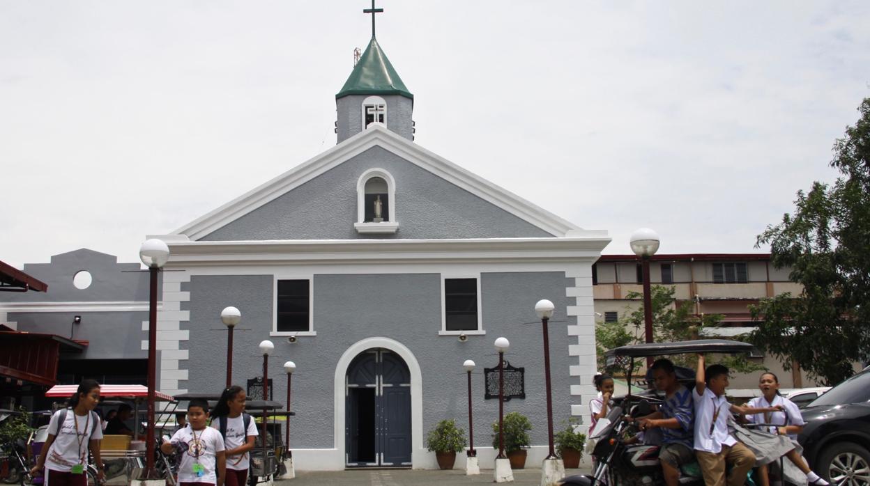 Iglesia en el centro de Baler donde los soldados españoles resistieron casi un año de asedio