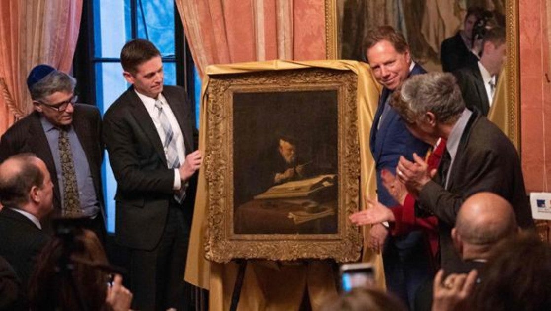 La obra, en el consulado francés de Nueva York