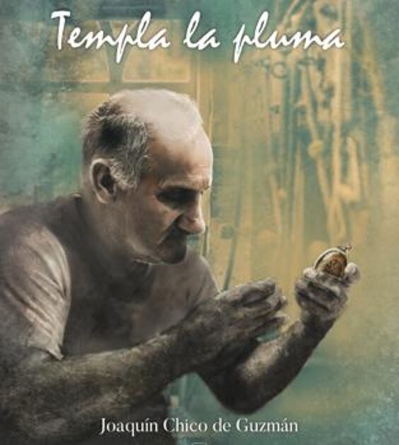 Imagen de la portada del libro de relatos «Templa la pluma» del escritor Joaquín Chico de Guzmán