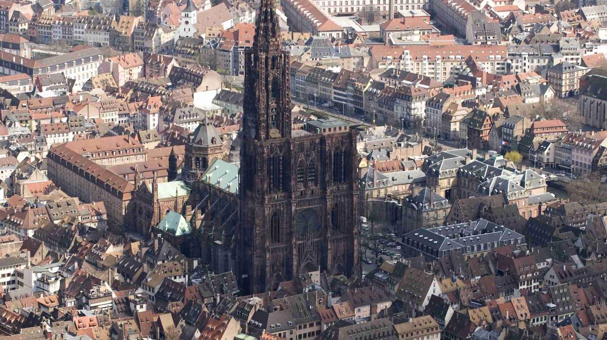 Imagen de la catedral de Estrasburgo