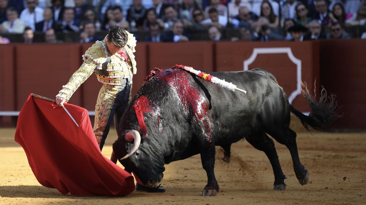 Diego Urdiales, en un derechazo