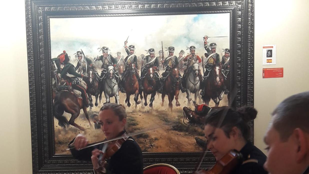 Concierto inaugural de la exposición ante «La degollá», de Augusto Ferrer-Dalmau