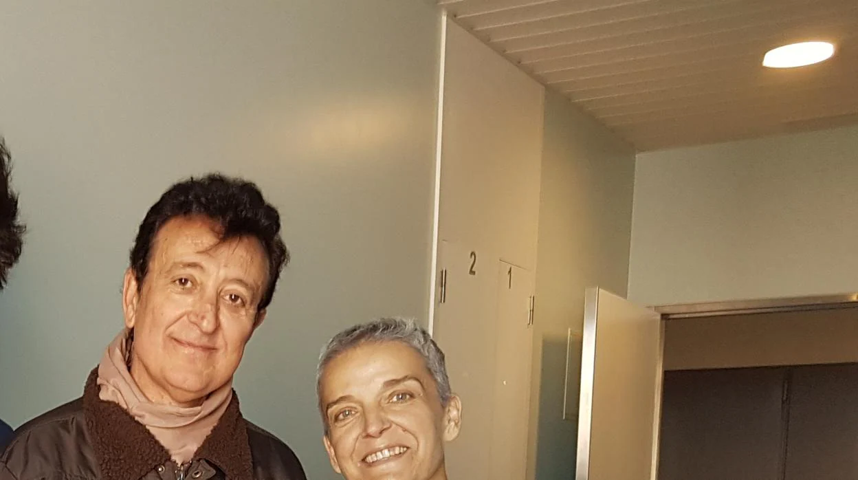 Manolo García junto a María Eugenia Sánchez