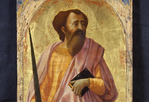 «San Pablo», de Masaccio. Detalle