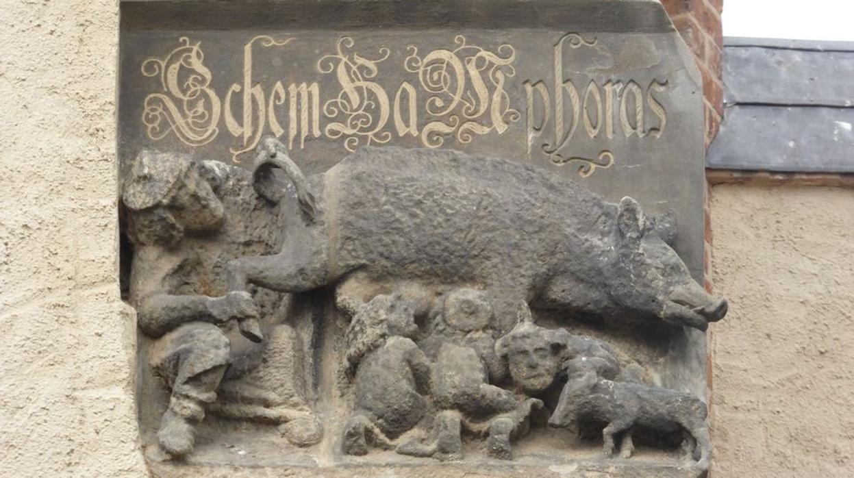 El relieve que ha creado la controversia en Wittemberg