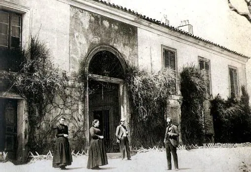 La Quinta del Sordo en una fotografía de 1900