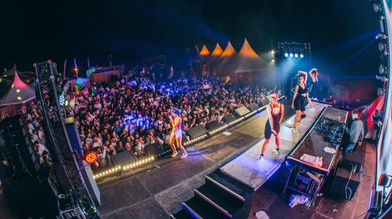 Una imagen del concierto de Bad Gyal en Desalia 2019