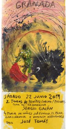 Miquel Barceló realiza el cartel del Corpus con José Tomás en Granada