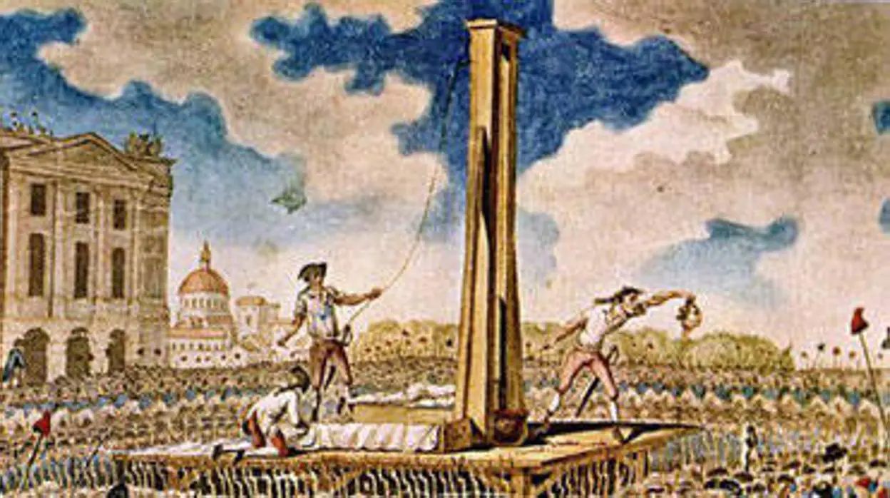 La guillotina se convirtió en la estrella en los años del Terror