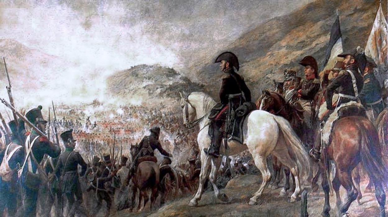 Tropas chilenas y argentinas rumbo a la Batalla de Chacabuco (12 de febrero de 1817), lideradas por el general José de San Martín.