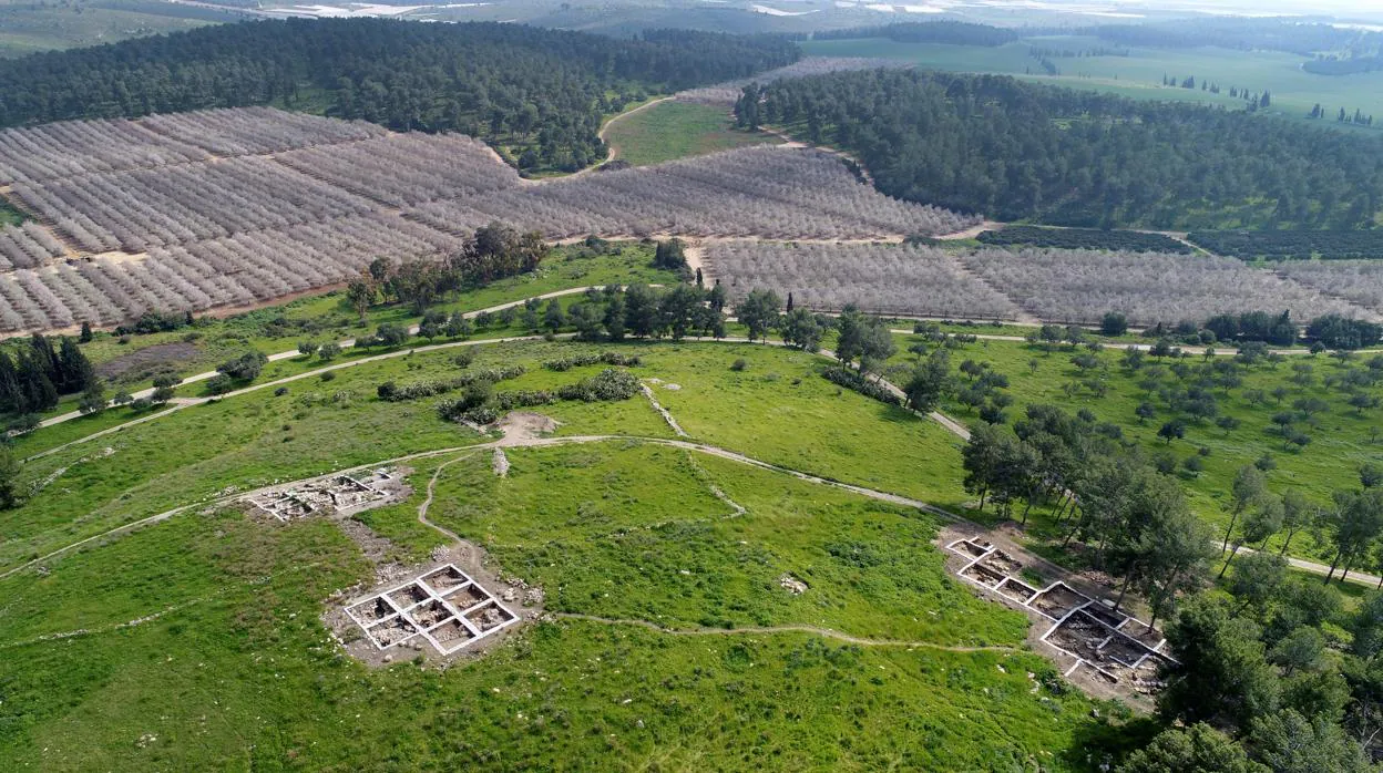 Excavación arqueológica de Khirbet a Rai