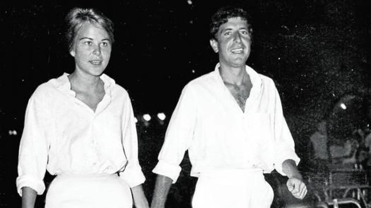 Marianne Ihlen y Leonard Cohen, en la isla griega de Hidra, donde se conocieron