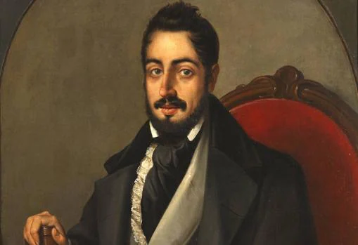 Retrato de Larra (1835), atribuido a José Gutiérrez de la Vega y Bocanegra