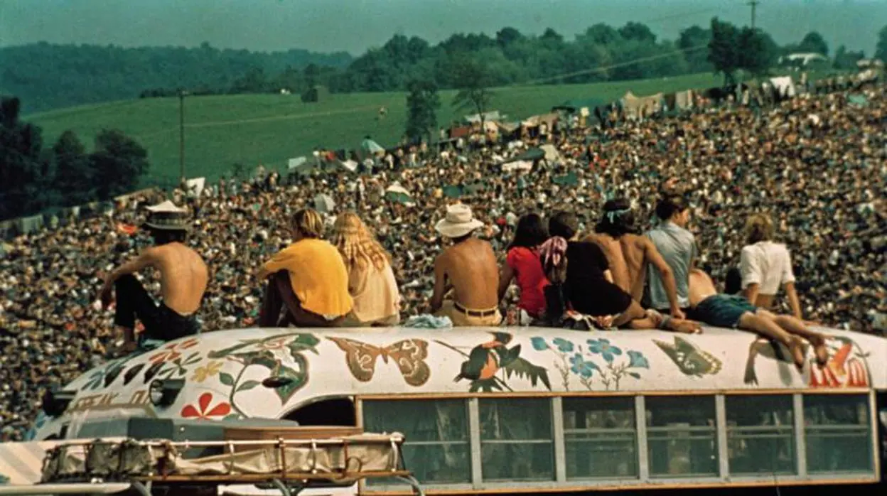 El festival recreado por la película «Woodstock: 3 días de paz y múscia»