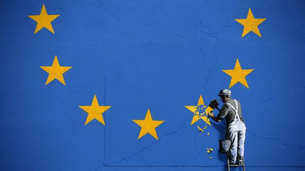Desaparece el mural sobre el Brexit de Banksy