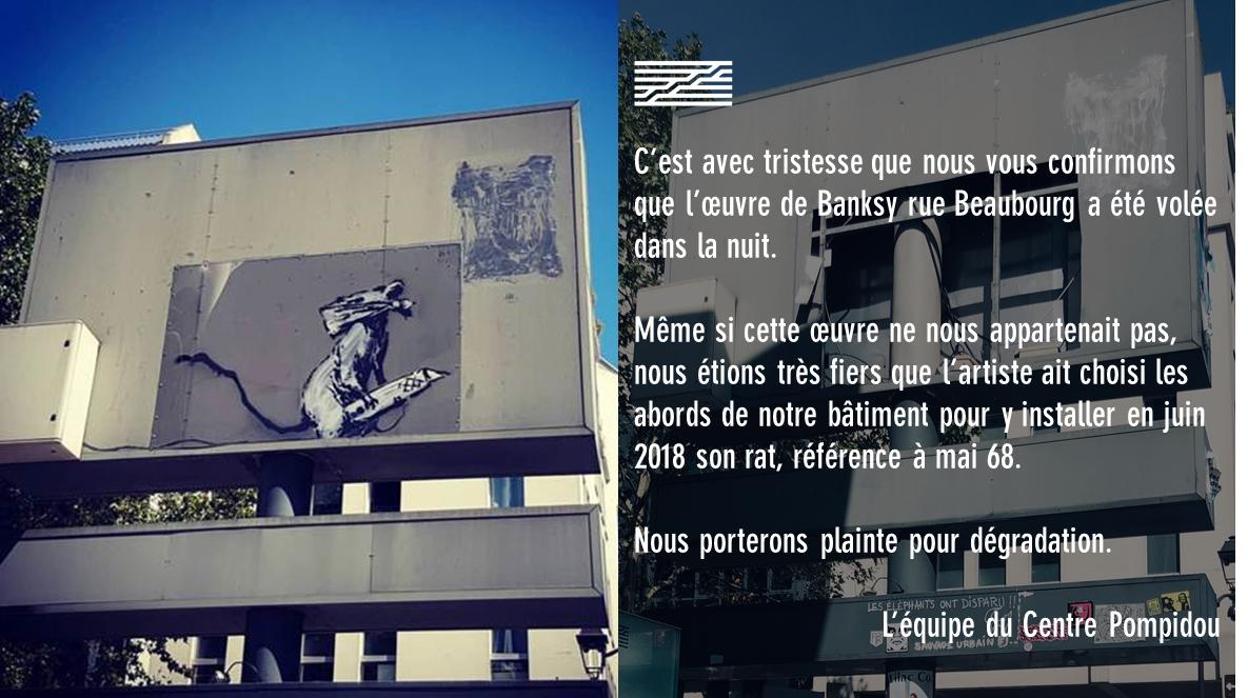 Mensaje del Centro Pompidou