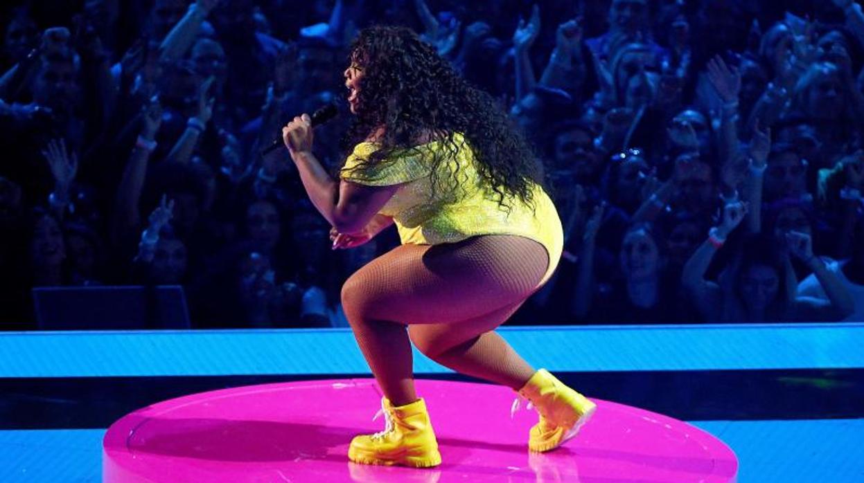 Lizzo, durante su actuación en los premios MTV Video Music el pasado 26 de agosto