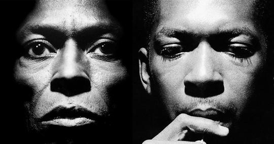 Miles Davis y John Coltrane