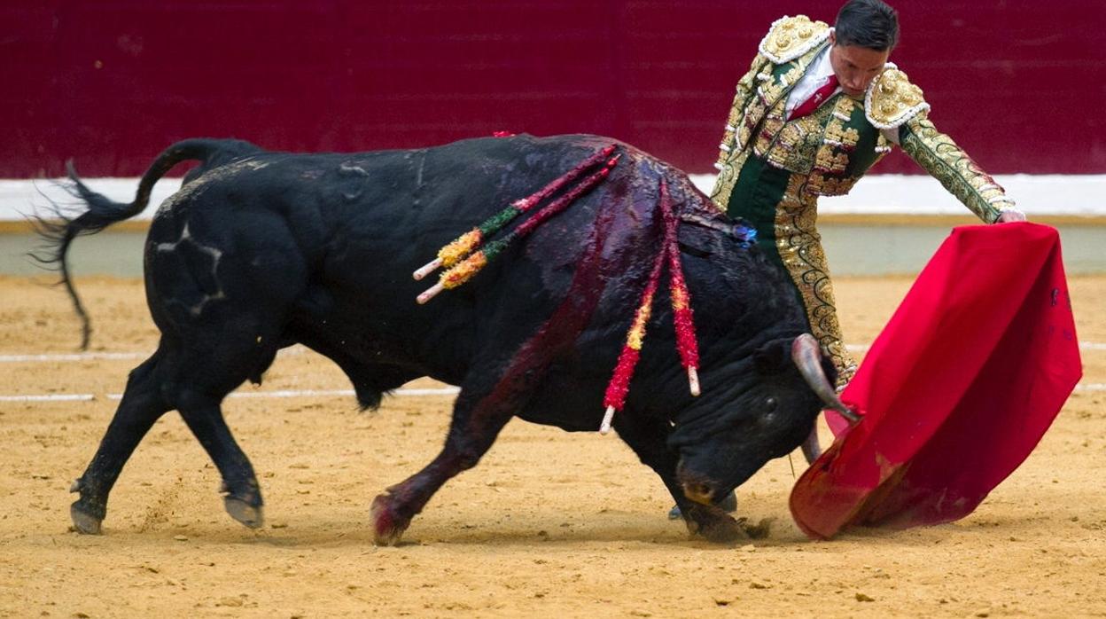 Diego Urdiales, en el coso de la Ribera