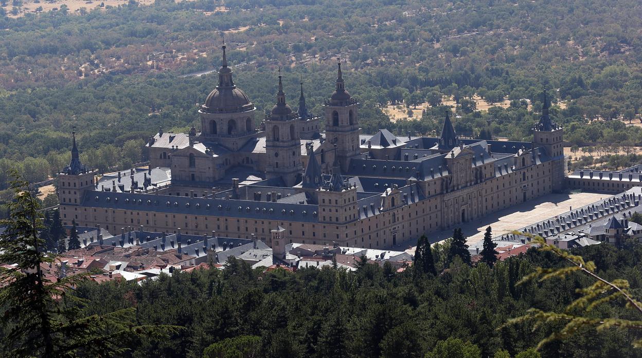 Vista áerea del Monasterio de San Lorenzo de El Escorial