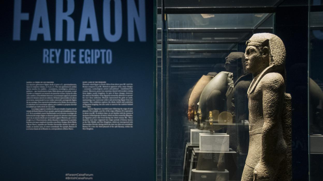 Exposición «Faraón. Rey de Egipto», que se expone en CaixaForum