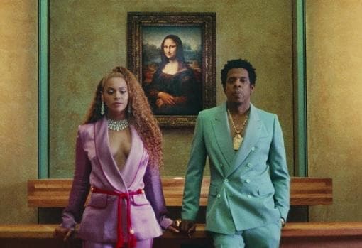 Beyoncé y Jay-Z, ante la «Gioconda» en el Louvre