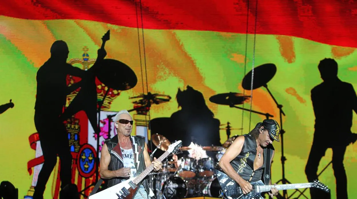 Scorpions, actuando en la edición del año pasado