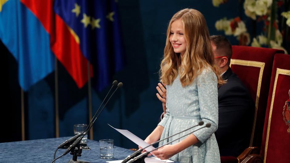 El discurso íntegro de la Princesa de Asturias, en vídeo