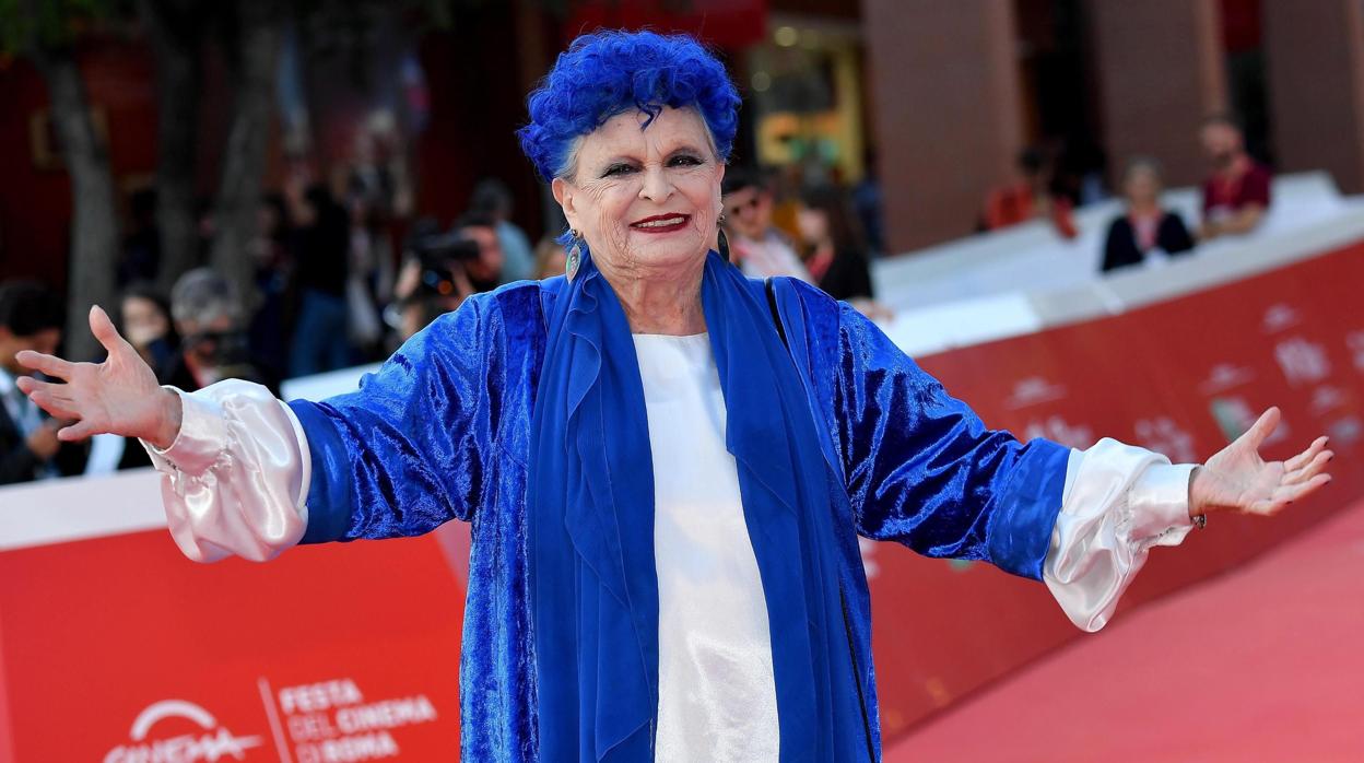 Lucía Bosé, en el Festival de Cine de Roma, donde presentó su biografía