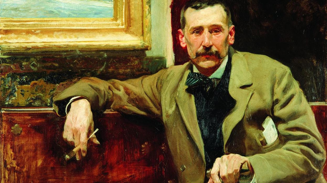 El retrato de Galdós que hizo su amigo Joaquín Sorolla