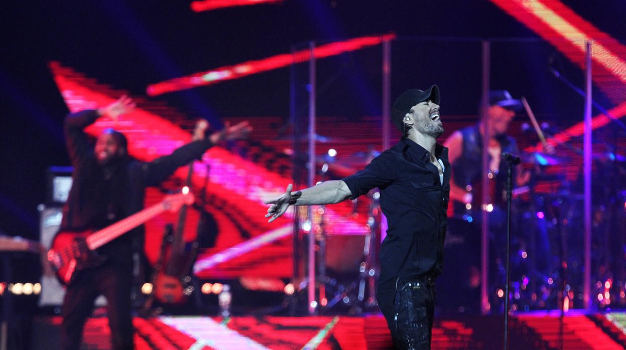 Enrique Iglesias, durante su concierto en el Wizink Center