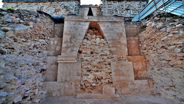 Encuentran un nuevo pasadizo secreto en la antigua ciudad maya de Uxmal