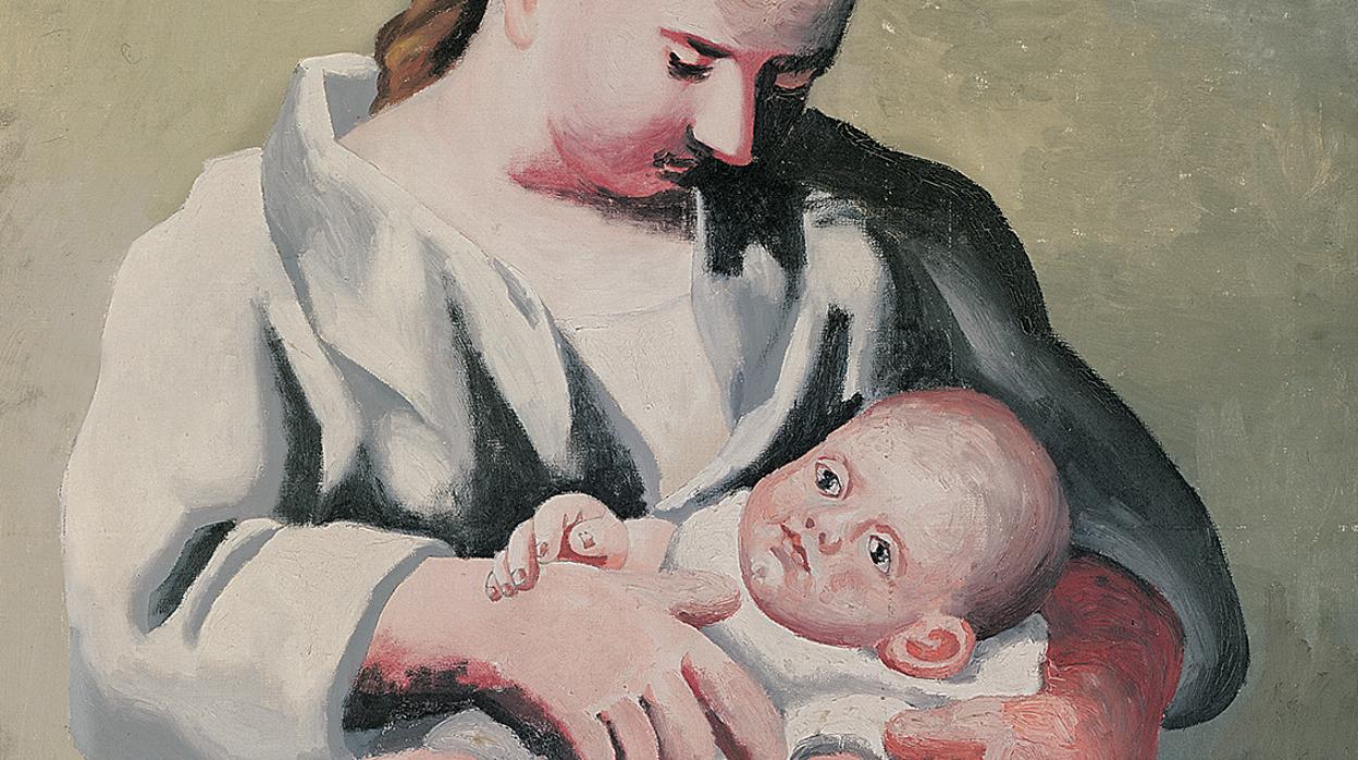 Detalle de la «Maternidad», de Picasso, que se expone en el Centro Velázquez de Focus