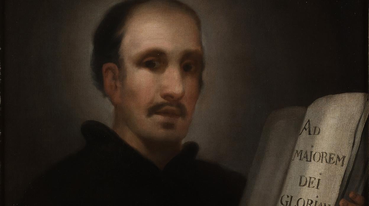 Detalle de «San Ignacio de Loyola», de Goya