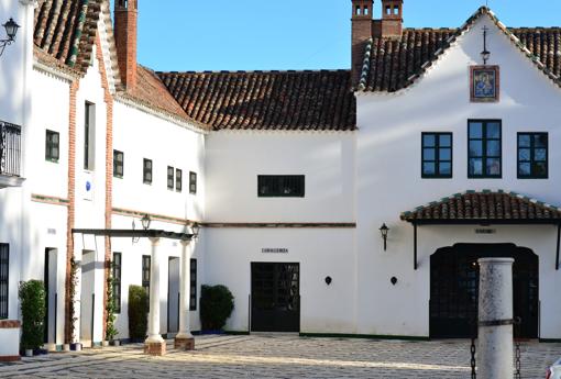 Patio del cortijo de la finca