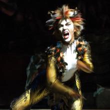 Guadalupe Lancho, en la producción española de «Cats»