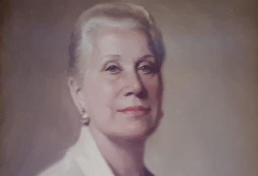 Retrato realizado por Enrique Segura a su mujer