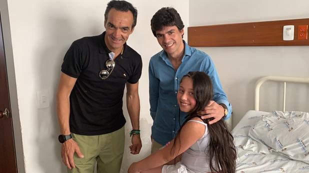 «El Cid» y Pablo Aguado visitaron el hospital infantil colombiano al que destinarán sus beneficios