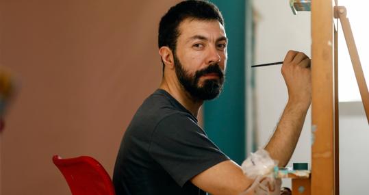 Calderón, en su estudio