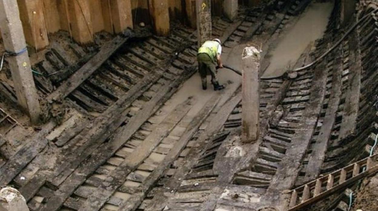 El tesón de un pueblo galés consigue rescatar un excepcional barco construido en España en el siglo XV