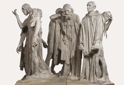 Rodin. «Monumento a los burgueses de Calais», 1889