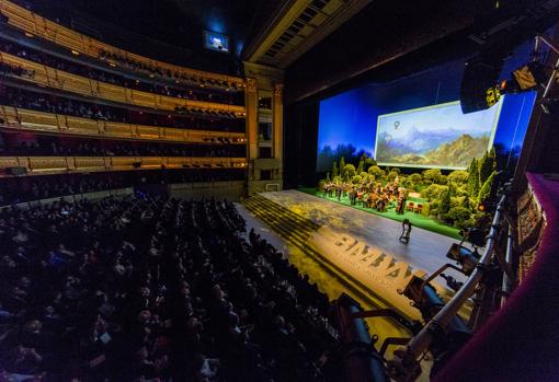 La Orquesta Barroca en el Teatro Real, durante la entrega de los premios BMW