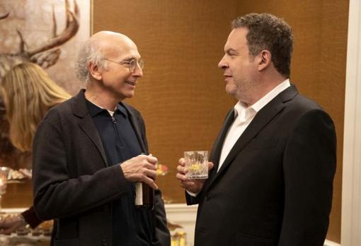 Larry David y Jeff Garlin, su agente en la ficción, cuyo parecido con Harvey Weinstein es aprovechado por los guiones