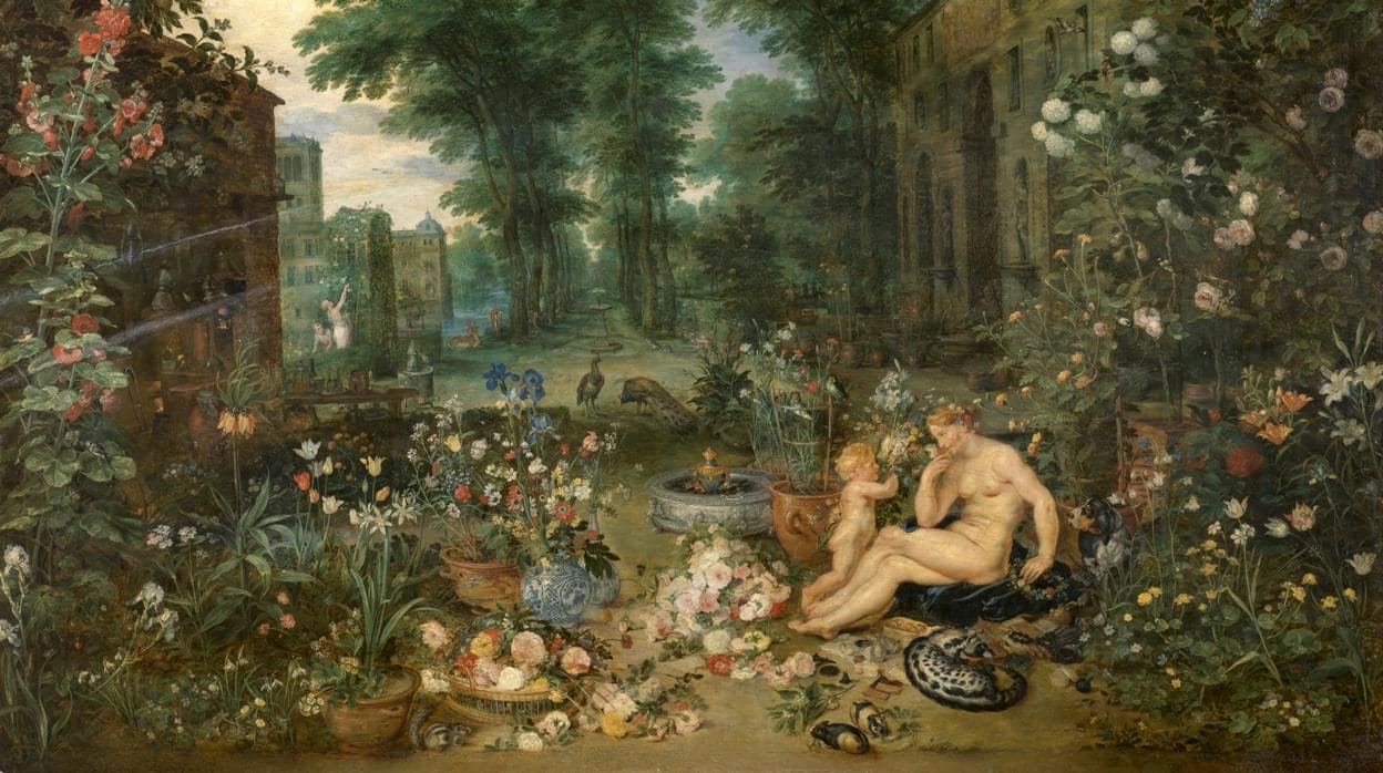 «El olfato», de Jan Brueghel el Viejo y Rubens
